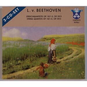 Vintage 2001 String Quartets 1-5 Op18 3 Op Beethoven, L.V. CD Factory Sealed